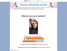 Tablet Screenshot of cross-dressing-guide.com